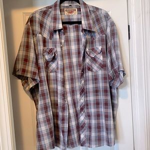 Vintage Authentic Western Youngbloods Plaid Shirt